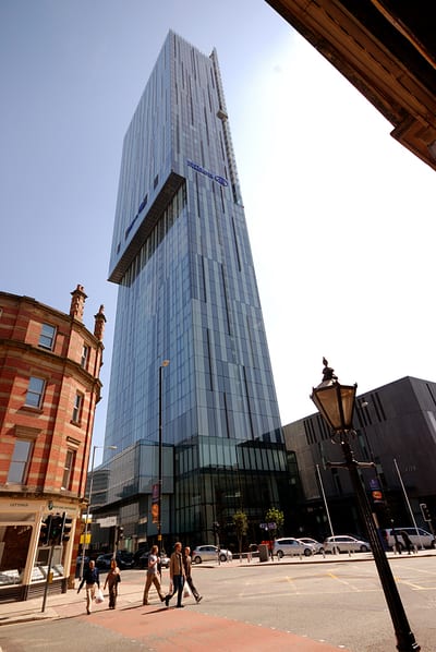 Beetham Tower and the Manchester skyline